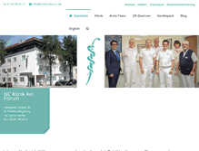 Tablet Screenshot of klinikamforum.de